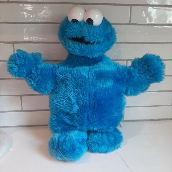 Sesame Street Cookie Monster Plush Toy 2004 By Nanco 16" - Picture 1 of 5